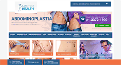 Desktop Screenshot of abdominoplastia.masterhealth.com.br
