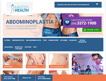 Tablet Screenshot of abdominoplastia.masterhealth.com.br